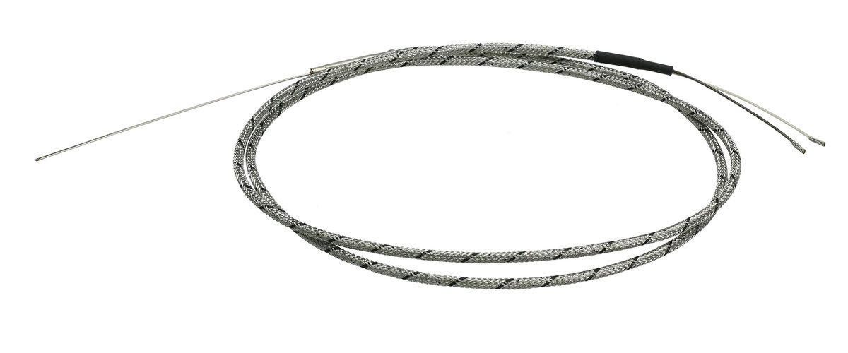 Mantel-Thermoelement Typ J FeCuNi, Fühler Ø1.0mm x 150mm