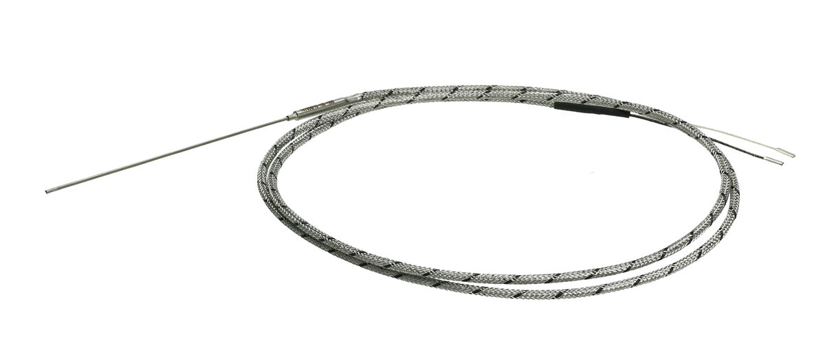 Mantel-Thermoelement Typ J FeCuNi, Fühler Ø1.5mm x 100mm