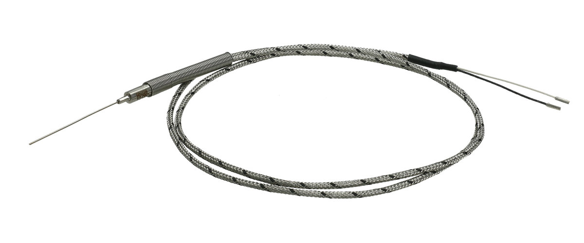 Mantel-Thermoelement Typ J FeCuNi, Fühler Ø1.0mm x 50mm