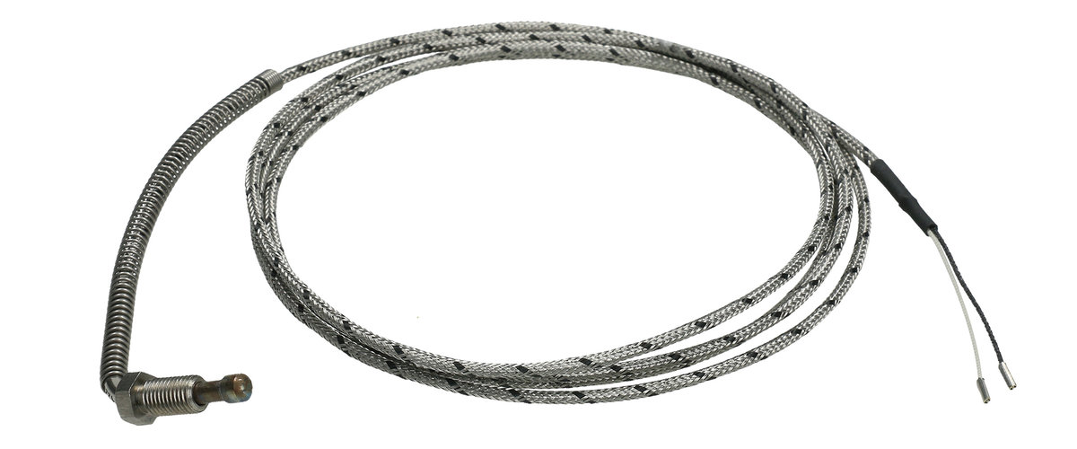 Winkel-Thermoelement Typ J FeCuNi, Ø 6mm, ET 19mm, M8 x 1.0mm