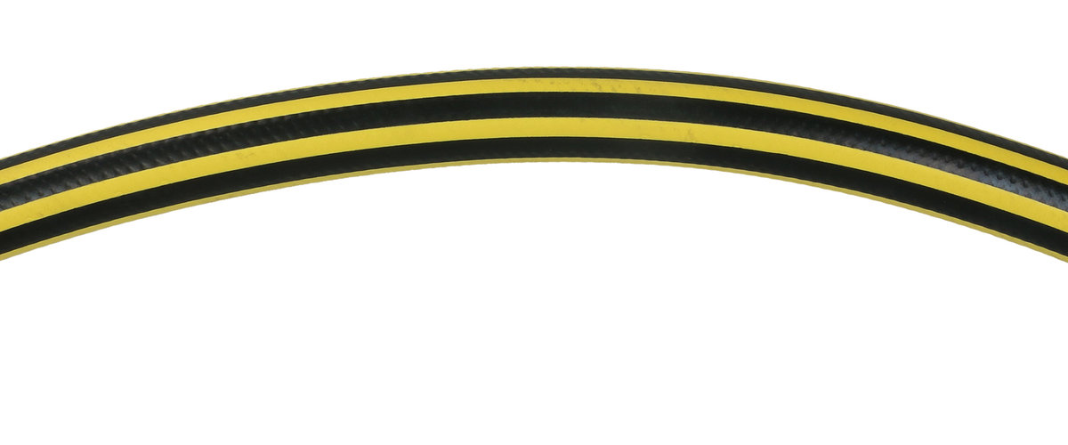 EPR-Wasserschlauch ( schwarz/gelb ), mit Textilgarn