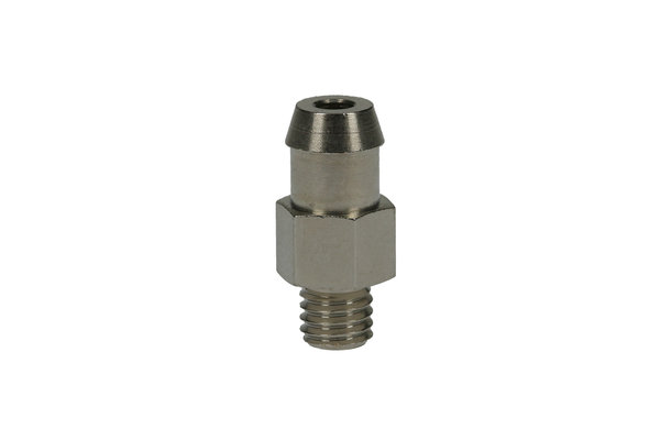 Steckanschluss-Adapter aus Aluminium, mit Aussengewinde M5
