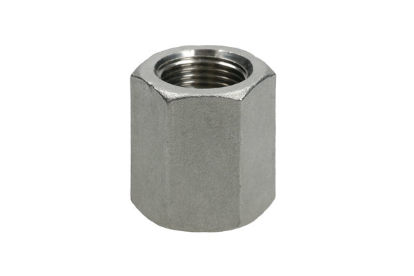 Edelstahl Sechskantmuffe, mit Innengewinde G3/8