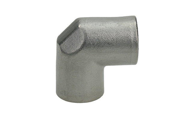 Edelstahl Rohrbogen 90°, beidseitig mit Innengewinde G1/4