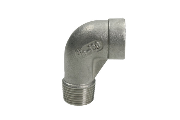 Rohrbogen 90°, mit Innengewinde G1/2 und Aussengewinde R1/2