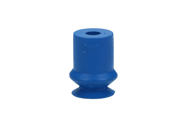 Vakuum-Sauger mit 1 Balg, Ø 11mm, Material: HT blau