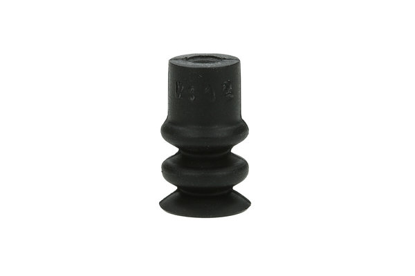 Vakuum-Sauger mit 2 Balg, Ø 12mm, Material: NBR, schwarz