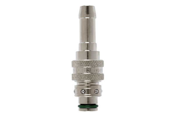 Messing Kupplung gerade mit Schlauchtülle 12mm ohne Absperrventil