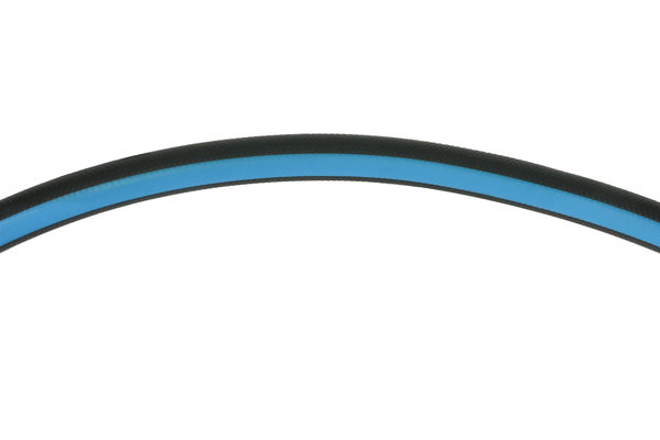 SBR-Wasserschlauch schwarz/blau, mit Gewebeeinlage