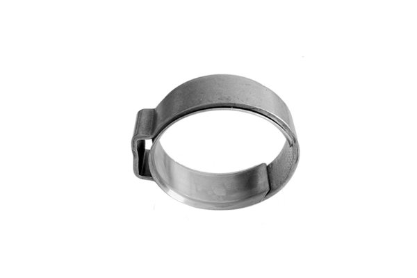 1 Ohr-Klemmen Edelstahl mit Einlagering 16.50 - 18.80 mm
